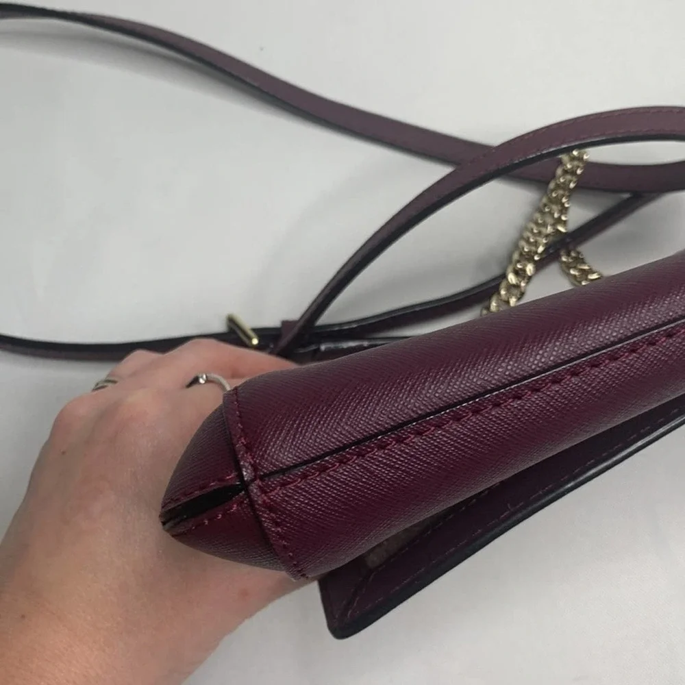 Kate Spade Laurel Way Greer Crossbody Bag in Plum - Picture 7 of 10